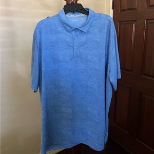 Walter Hagen Blue Patterned Men's Shirt